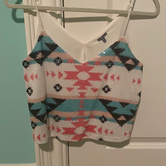 Sequined Tank Top - Picture 1 of 3